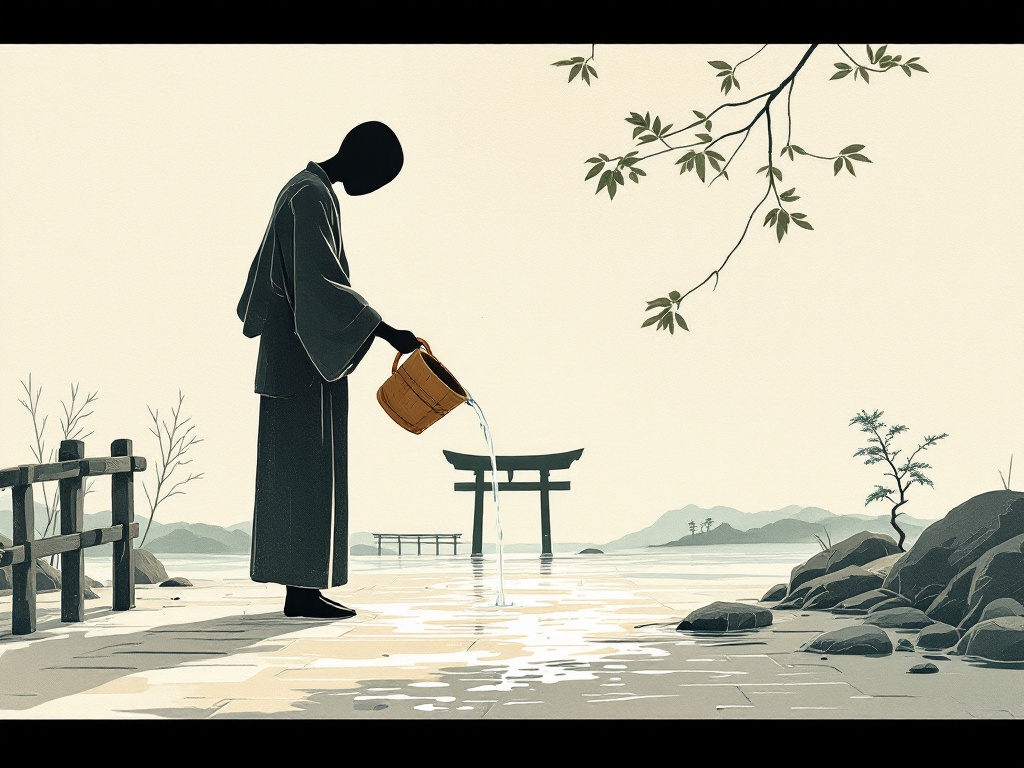 打ち水 - Uchimizu, l'art japonais d'asperger la rue pour rafraîchir l'été